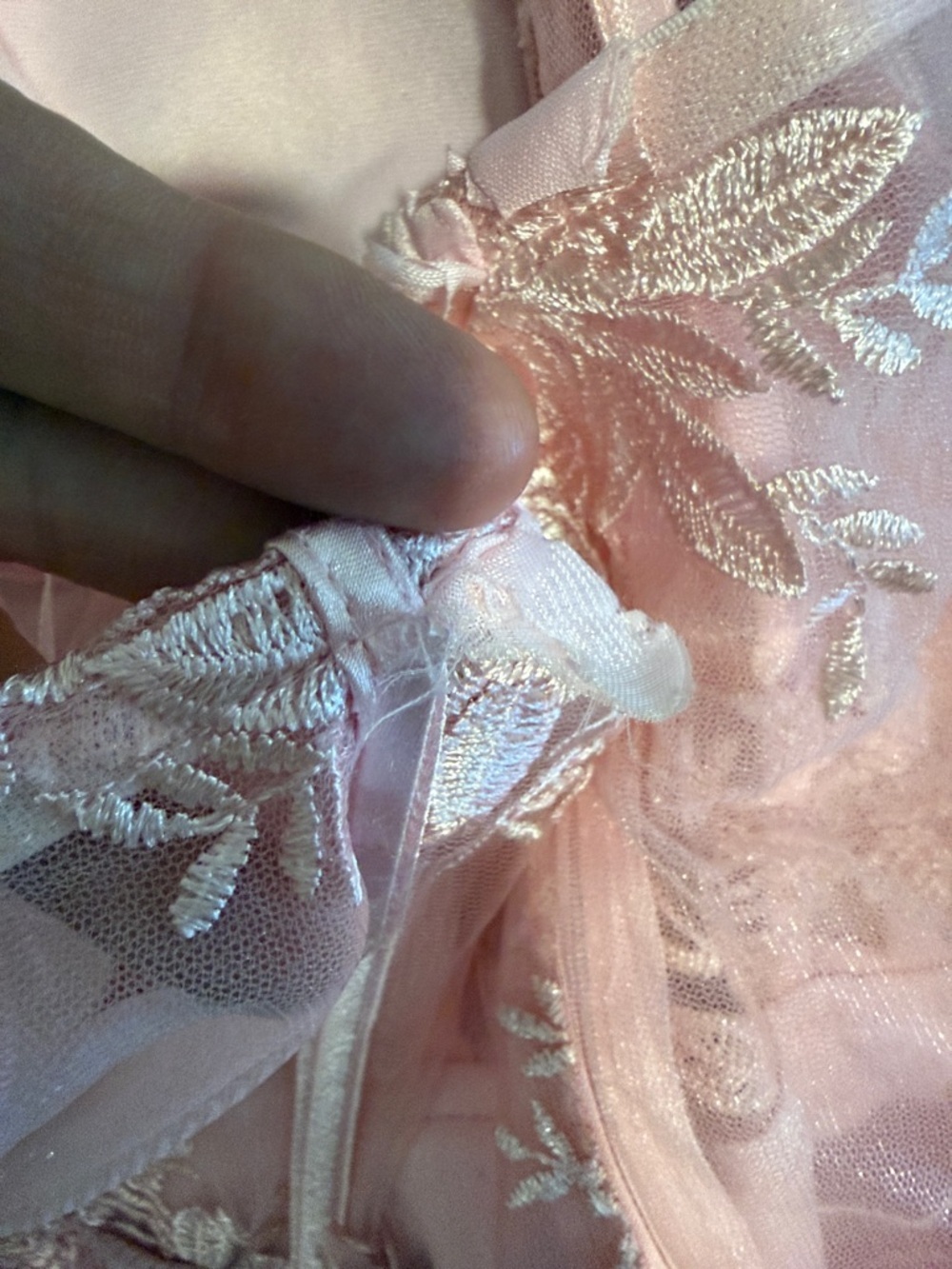Radiant Expectations Pink Embroidered Floral Bustier Maxi Dress - Picture 10 of 10